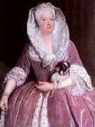 antoine pesne Portrait of Sophie Dorothea von Preuben oil painting